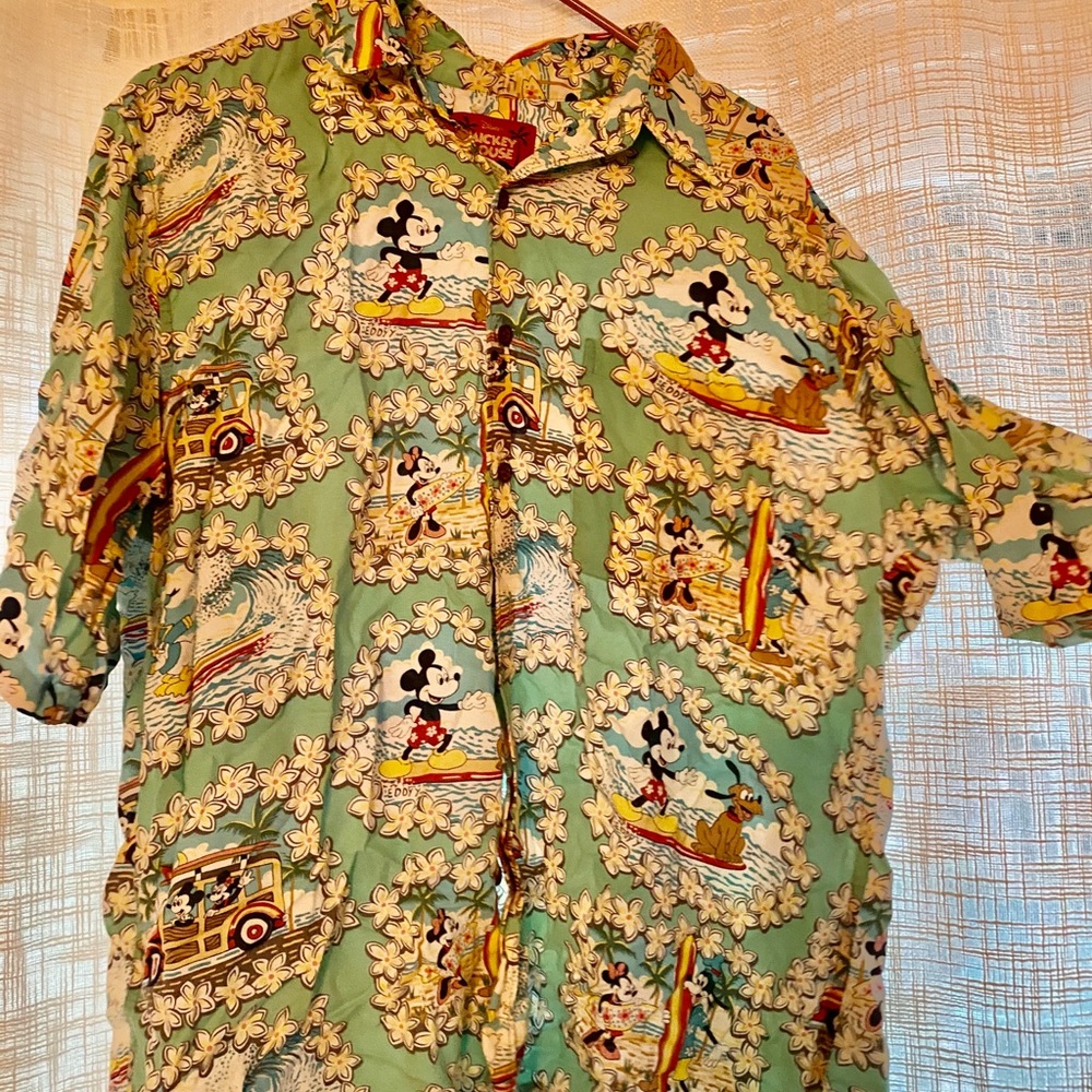 Disney Mickey Hawaiian Shirt.